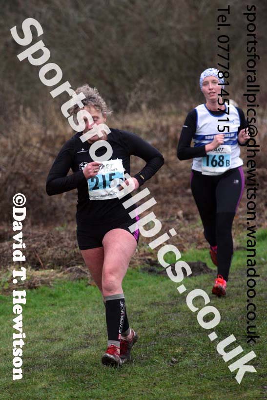 Senior and veteran womens Durham Cathedral Cross Country Relays, Maiden Castle, Durham. Photo: David T. Hewitson/Sports for All Pics